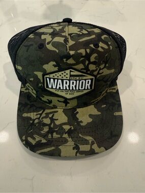 Christian Camo Trucker Hat - Green